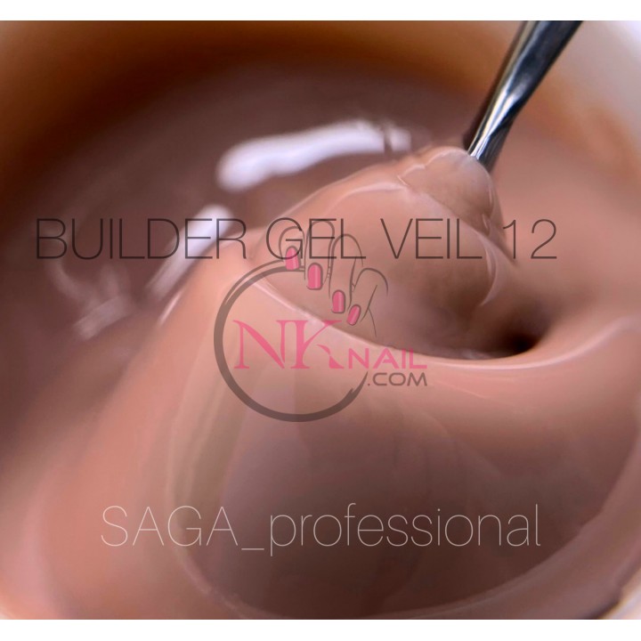 Гель Saga Builder Gel Veil №012, 15 мл